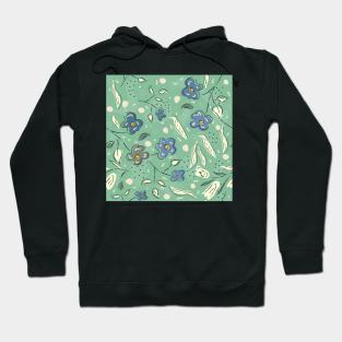 Floral Pattern Hoodie